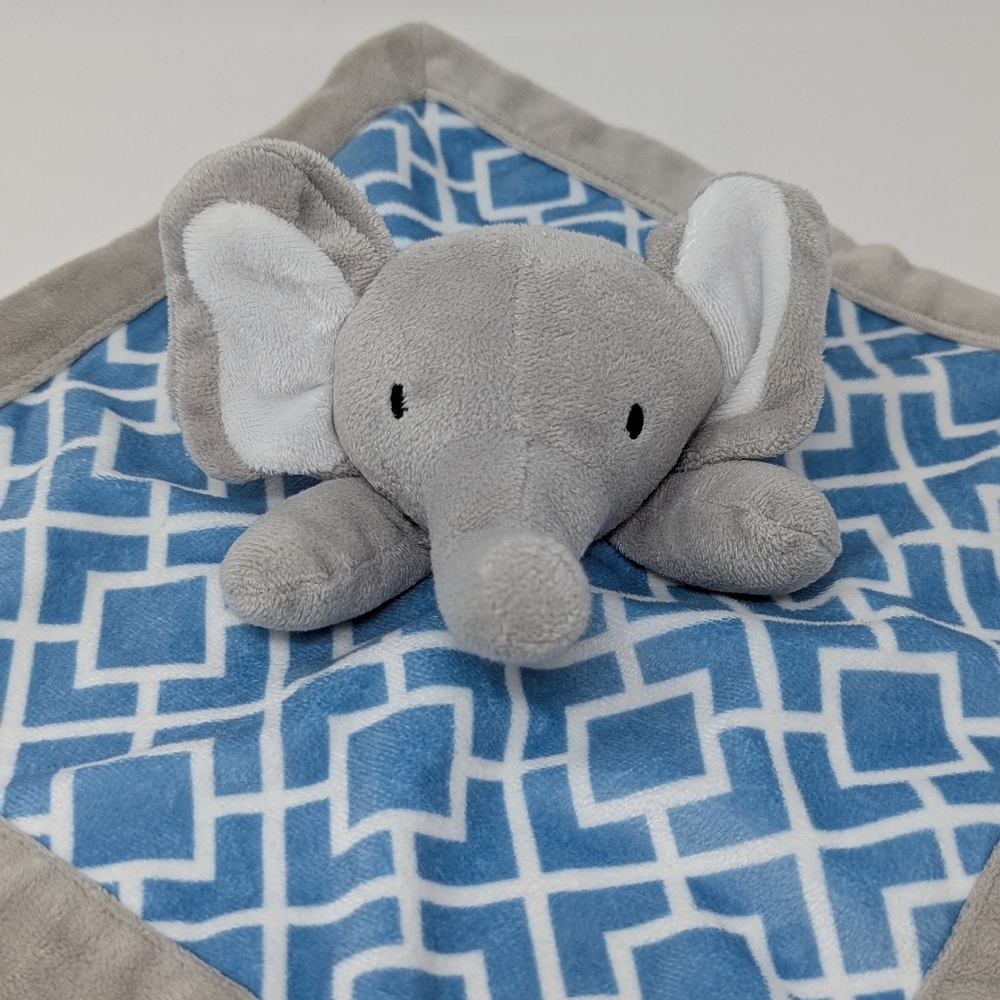Levtex Elephant Baby Lovey Blue Gray
